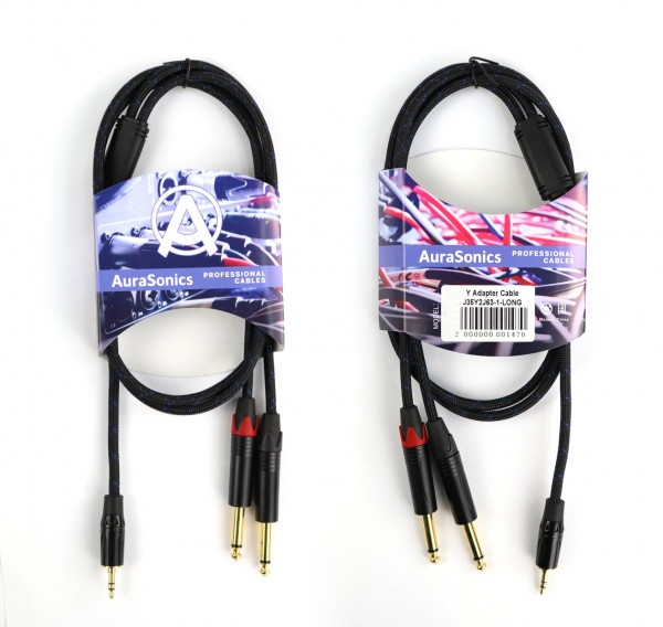 Аудио Y-кабель AuraSonics J35Y2J63-1-LONG