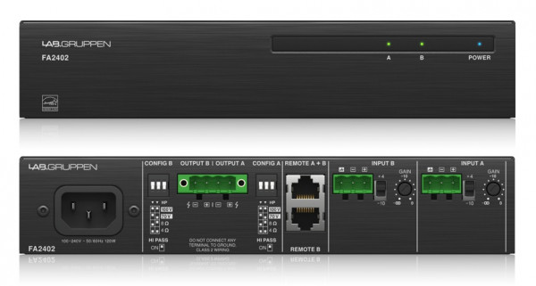 Усилитель мощности Lab.gruppen FA2402 инсталляционный, класс D