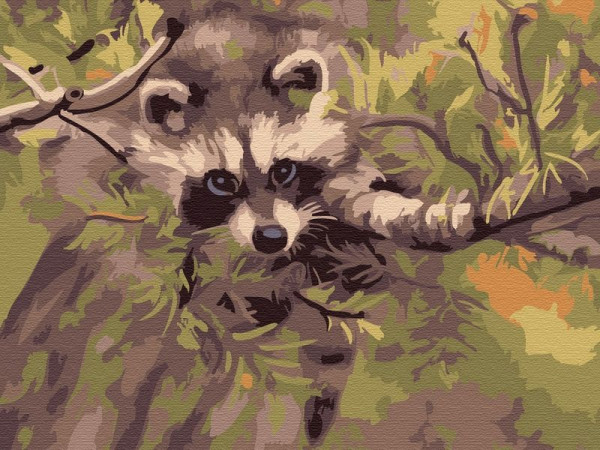 Картина по номерам 15х20 ЕНОТИК (12 цветов)