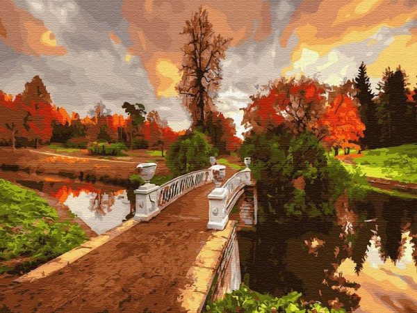 Картина по номерам 40х50 Павловск (27 цветов)