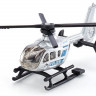 Вертолет Siku 0807 Полиция 1/55, 7.5 см, серебристый