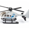 Вертолет Siku 0807 Полиция 1/55, 7.5 см, серебристый