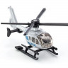 Вертолет Siku 0807 Полиция 1/55, 7.5 см, серебристый