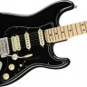 FENDER AMERICAN PERFORMER STRATOCASTER® HSS MN, BLACK электрогитара с чехлом