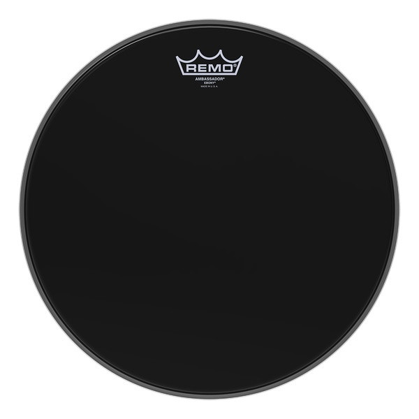 REMO ES-0013-00 Batter, Ambassador, Ebony, 13'' пластик