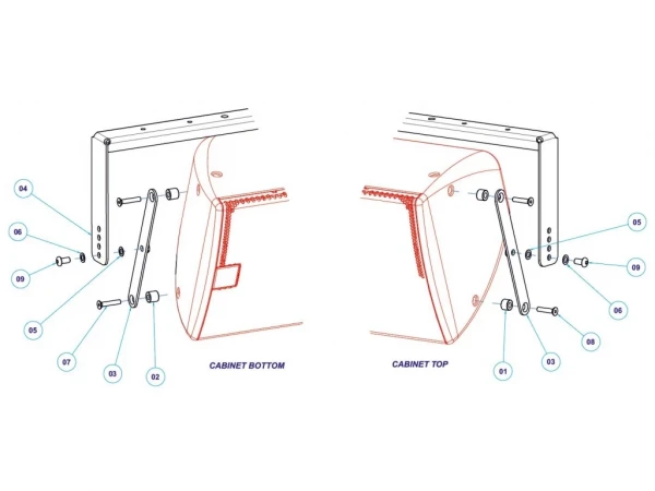 MARTIN AUDIO CDDYA10B-WR Всепогодная лира для акустической системы CDD10, цвет черный