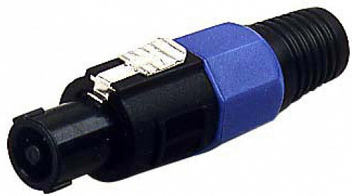 STAGG 0100H-Соединитель Speakon,Соединитель "спикон" 4 pins, цвет: чёрный