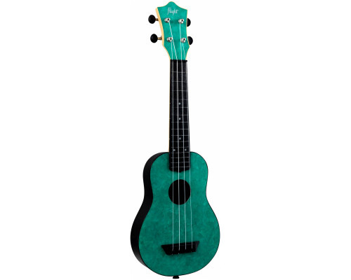Укулеле сопрано FLIGHT TUS-65 EMERALD Travel, цвет изумрудный
