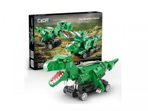 Радиоуправляемый конструктор CADA Мир динозавров T-Rex, 343 детали