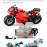 Радиоуправляемый конструктор CADA deTech гоночный мотоцикл (484 детали)