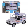 Машина "АВТОПАНОРАМА" "МЧС", серебро, 1/50, инерция, в/к 12*7*5,5 см