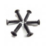 Винт с потайной головкой M2.6x10 под крестовую отвертку, 6шт.