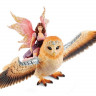 Фигурка Schleich Фея, летящая на сверкающей сове