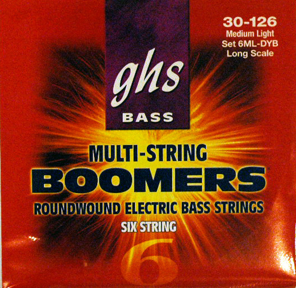 GHS 6ML-DYB 30-126 Bass Boomers струны для 6-струнной бас-гитары