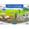 Набор фигурок животных MASAI MARA ММ205-071 серии "На ферме": Ферма игрушка 17 пр.