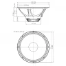 EIGHTEEN SOUND 15ND830/8 15" динамик НЧ, неодим, 8 Ом, 450 Вт AES, 98dB, 38-5000 Гц