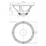EIGHTEEN SOUND 15ND930/16 15" динамик НЧ, неодим, 16 Ом, 500 Вт AES, 98dB, 40-4100 Гц