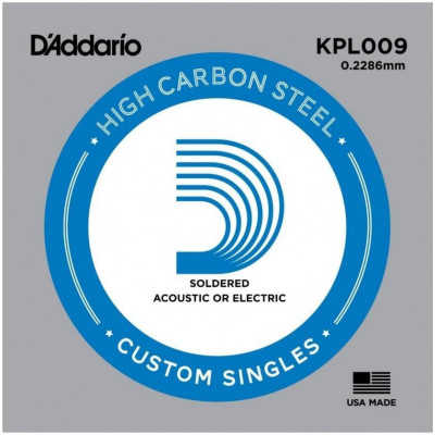 Струна одиночная для акустической и электрогитары D'ADDARIO KPL009
