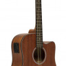 Электроакустическая гитара STAGG SA25 DCE MAHO Drednought