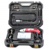 Бормашина 170 Вт, 8000-35000 об/мин., гибкий вал, стойка, ограничитель, подсветка, 126 пред., кейс