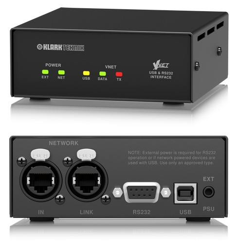 Интерфейс KLARK TEKNIK VNET USB RS232 INTERFACE