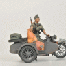 Немецкий мотоцикл Р-12 с коляской 1/35