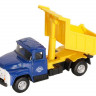 Машина "АВТОПАНОРАМА" "Самосвал", синий, 1/52, инерция, в/к 16,1*6,1*8,4 см