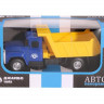 Машина "АВТОПАНОРАМА" "Самосвал", синий, 1/52, инерция, в/к 16,1*6,1*8,4 см