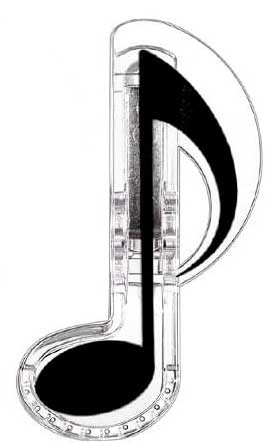 Зажим для нот PJ-003BK НОТА