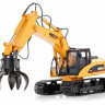 Радиоуправляемый экскаватор c шаровым захватом HUI NA TOYS 2.4G 16CH 1/14 RTR