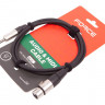 Кабель микрофонный FORCE FMC-15/1 XLR(F) - стерео джек (TRS), 1 м