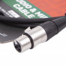 Кабель микрофонный FORCE FMC-15/1 XLR(F) - стерео джек (TRS), 1 м