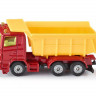 Грузовик Siku 1075 1/50, 9 см, красный/желтый
