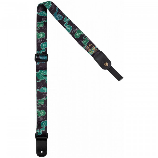 Ремень для укулеле FLIGHT S35 JADE CLOUDS / Green Apelsin