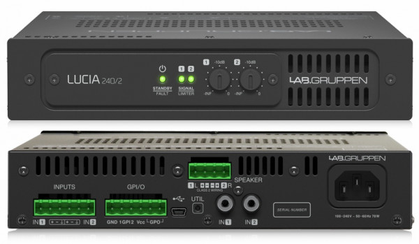 Усилитель мощности Lab.gruppen Lucia 240/2 2-канальный Усилитель мощности Lab.gruppen Lucia 240/2 2-канальный
