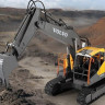 Радиоуправляемый экскаватор Double Eagle Volvo EC160E 1:16 2.4G, ковш