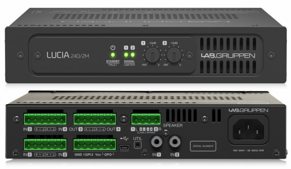 Усилитель мощности Lab.gruppen Lucia 240/2M 2-канальный