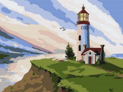 Картина по номерам 15х20 МАЯК (17 цветов)