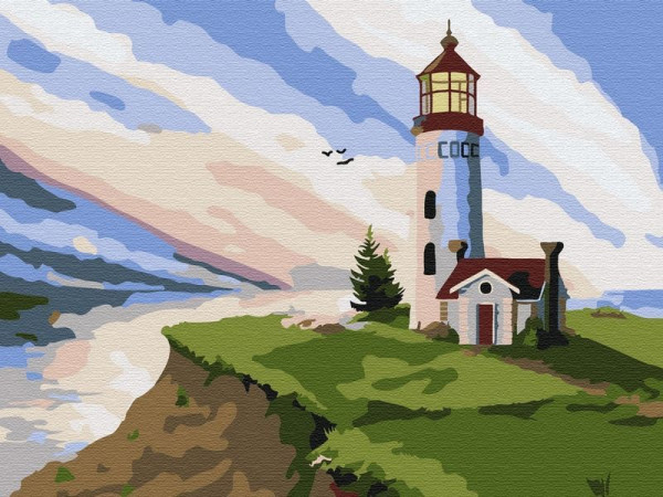 Картина по номерам 15х20 МАЯК (17 цветов)