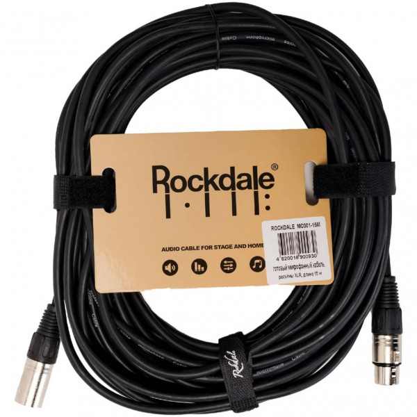 Микрофонный кабель ROCKDALE MC001-15M