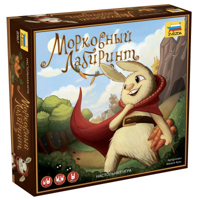 Настольная игра Морковный лабиринт 7+