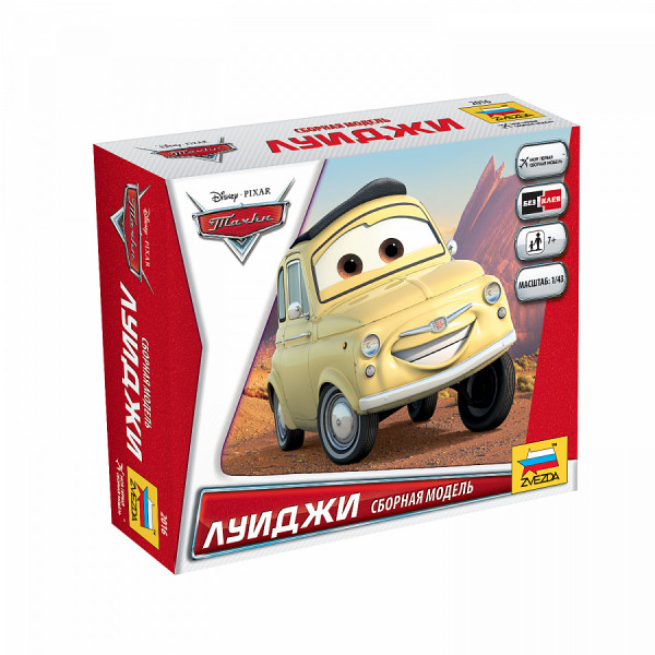 Сборная модель "Тачки" Луиджи