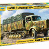 Сборная модель ZVEZDA Немецкий тяжелый полугусеничный грузовик L 4500R Маультир, 1/35