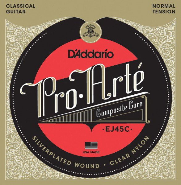 D'ADDARIO EJ45C Composite Normal 28-44 струны для классической гитары
