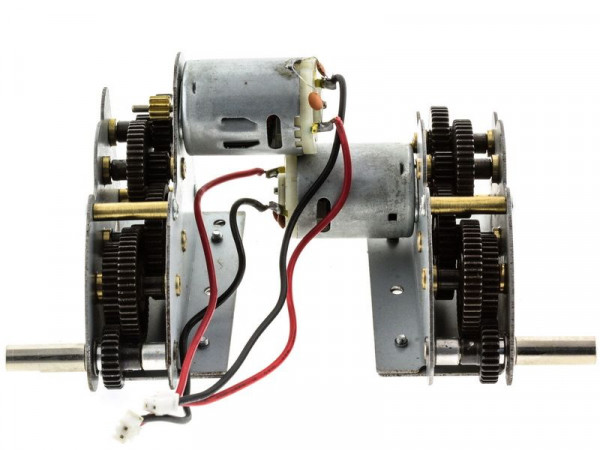 Редуктор левый и правый для танка Tiger (металл)  с подшипниками и Моторами