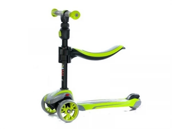 Самокат трехколесный Moby D-3  (зеленый)