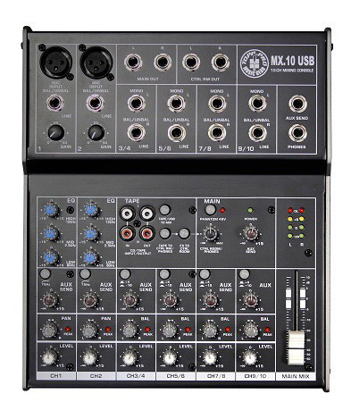 Микшерный пульт Topp Pro MX.10USB 2 моно 4 стерео