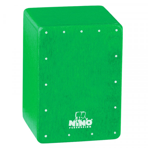 MEINL NINO955GR деревянный шейкер в форме мини-кахона. Материал: Балтийская Береза. Цвет: зеленый.