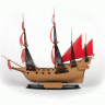 Сборная модель ZVEZDA Галеон "Секрет" (Алые паруса) (сборка без клея), 1/350