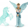 Фигурка Schleich Эльфийка Айела и ледяная статуя единорога, MOVIE